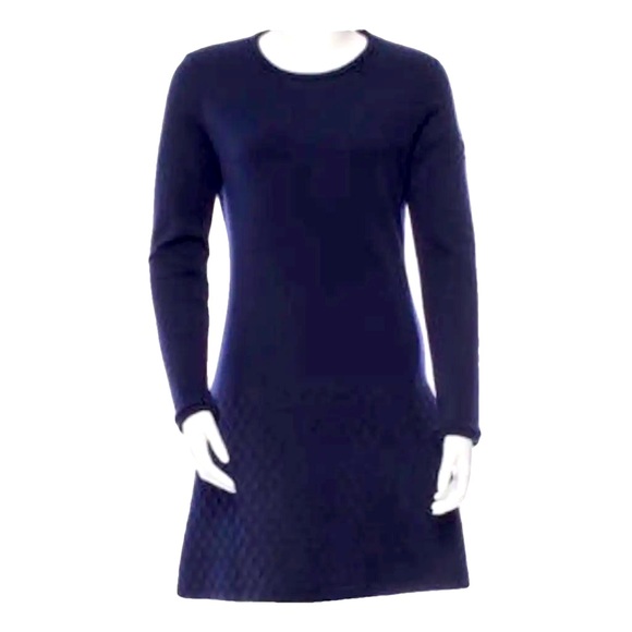 Chanel Navy Blue CC Quilted Dress - Picture 4 of 16